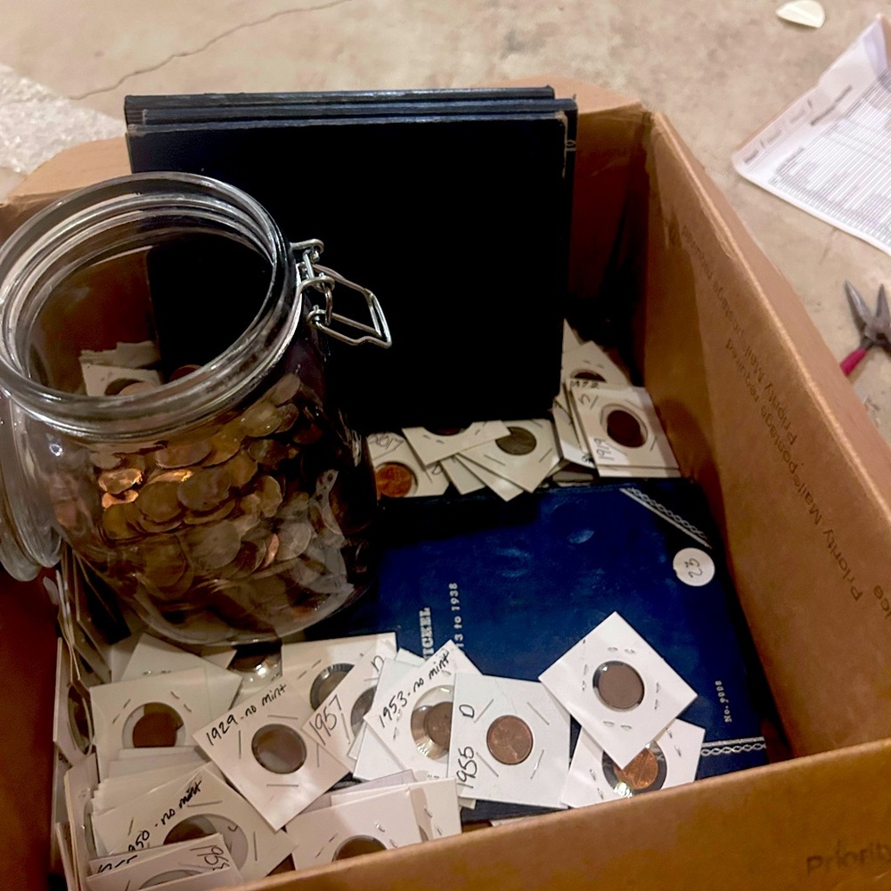 Mystery lot of 50 wheat Pennies
